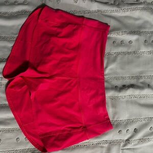 lululemon athletica Red Athletic Shorts